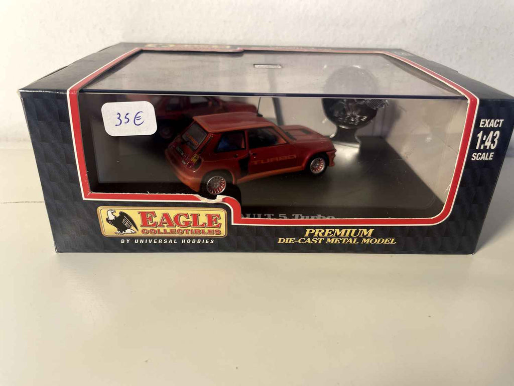 Renault 5 Turbo rouge (coffret boite rectangle) - EAGLE Collectibles par Universal Hobbies
