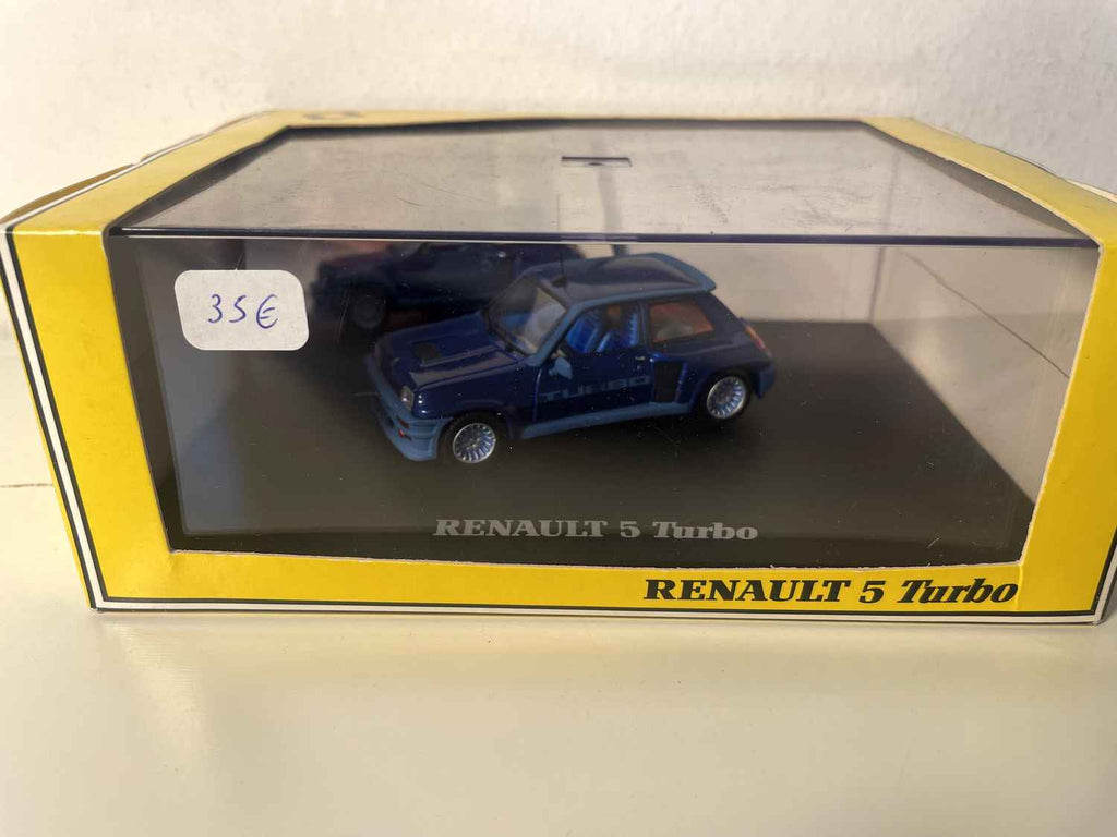 Renault 5 Turbo niebieska (coffret boite rectangle) - Universal Hobbies