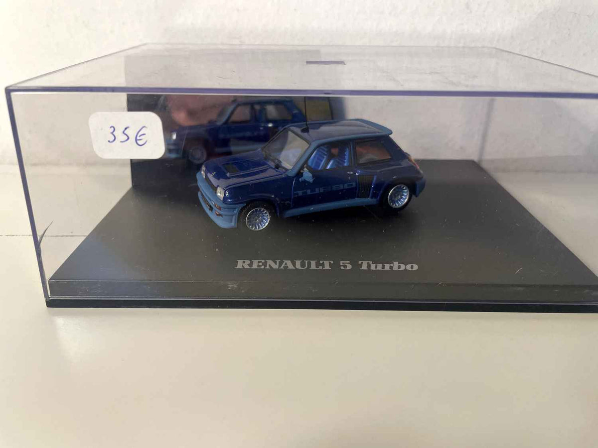 Renault 5 Turbo niebieska (coffret boite rectangle) - Universal Hobbies