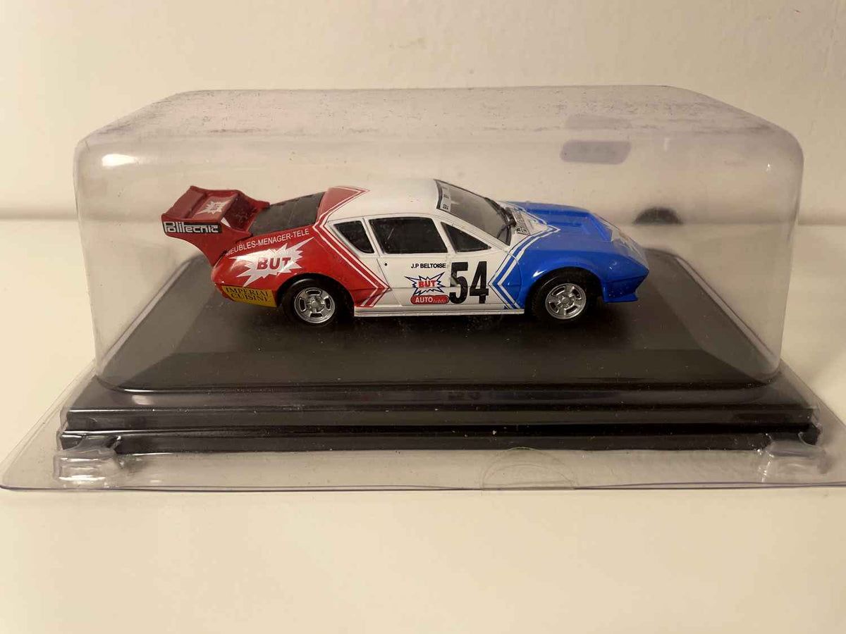 Renault Alpine A310 Politécnico azul, blanco y rojo de 1979 (número 54)