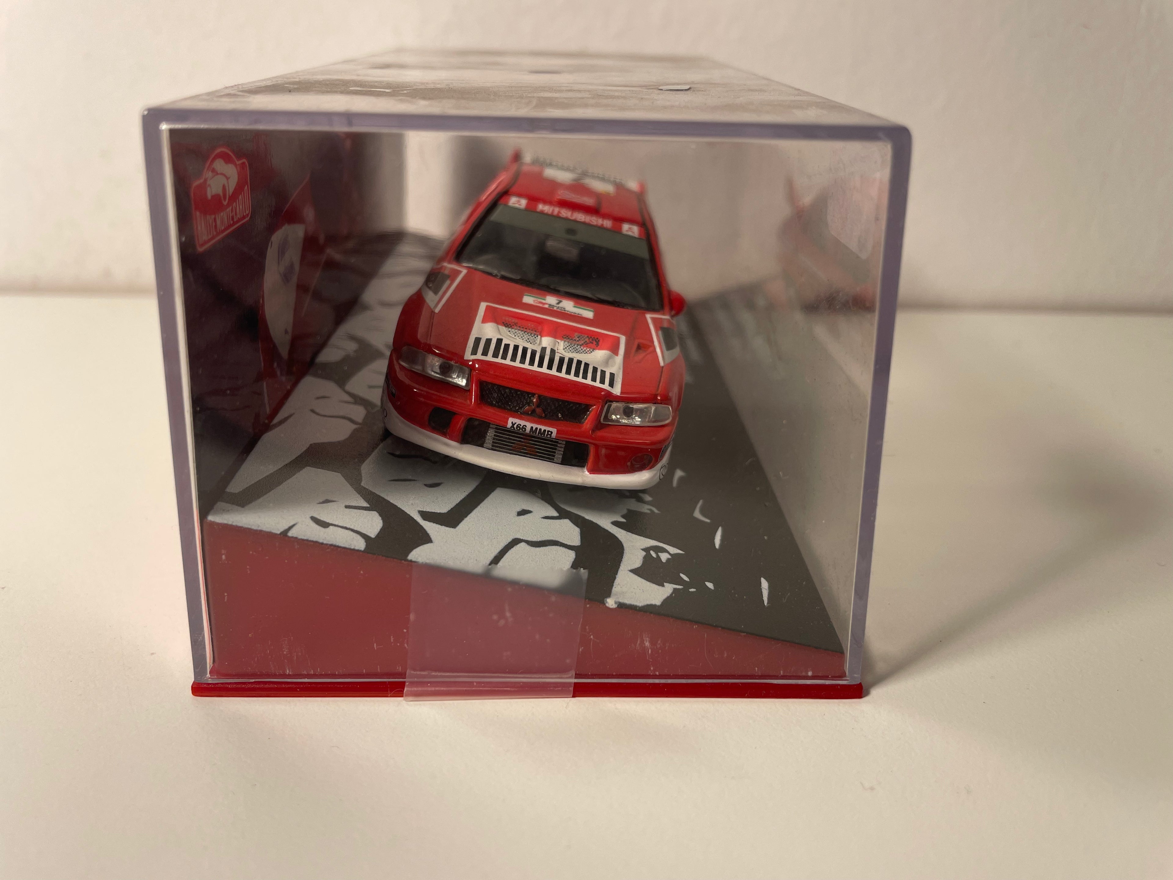 Mitsubishi Lancer EVO VI Vermelho Nº 7 - Rally de Monte-Carlo 2000