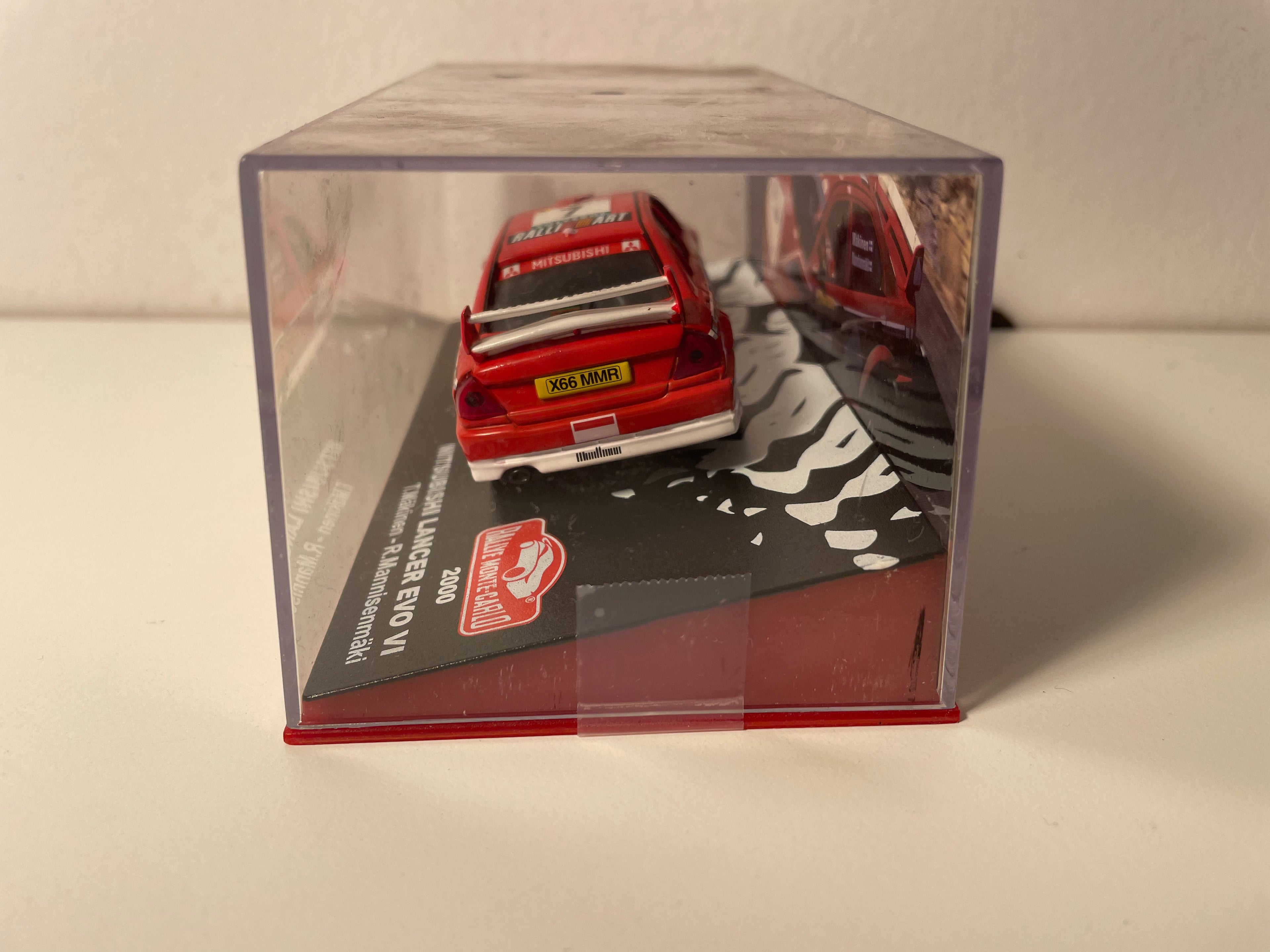 Mitsubishi Lancer EVO VI Vermelho Nº 7 - Rally de Monte-Carlo 2000