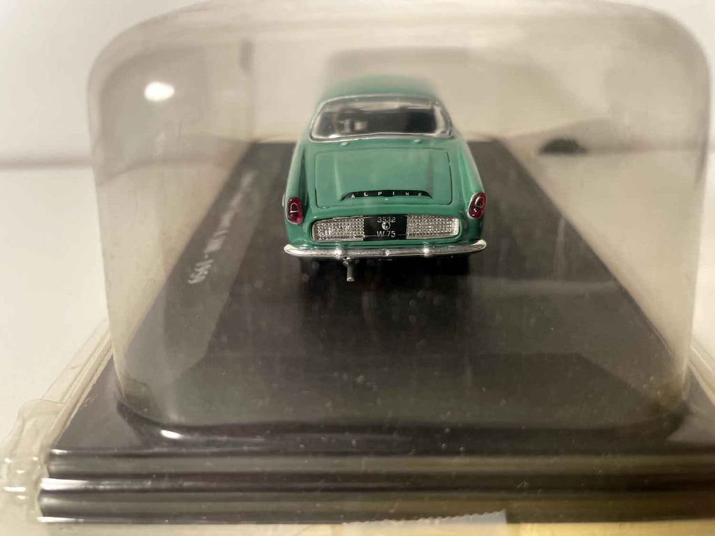Renault Alpine A108 coupé sportiva verde del 1959