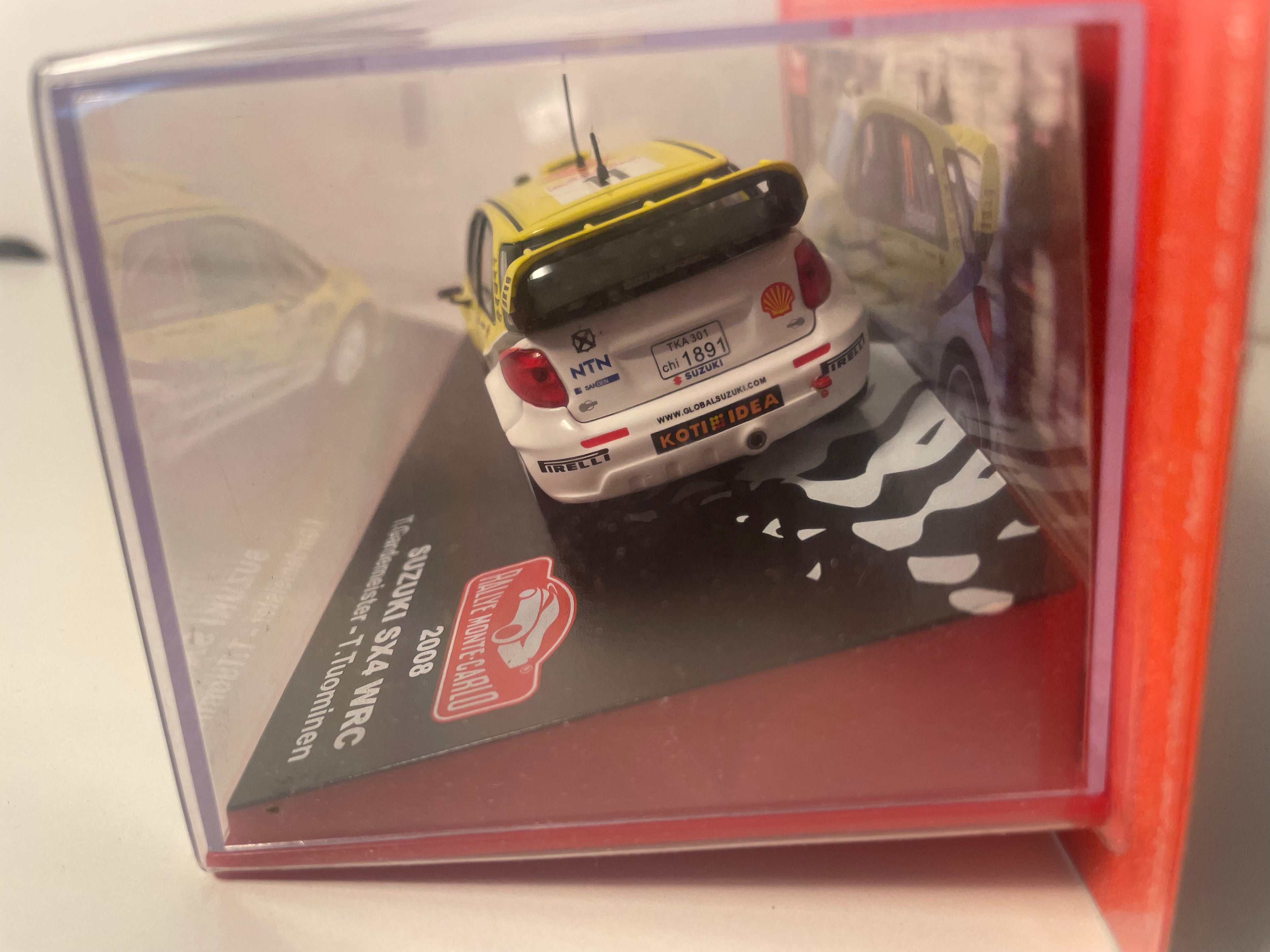 Suzuki SX4 WRC giel a wäiss Nummer 11 - Monte-Carlo Rally 2008