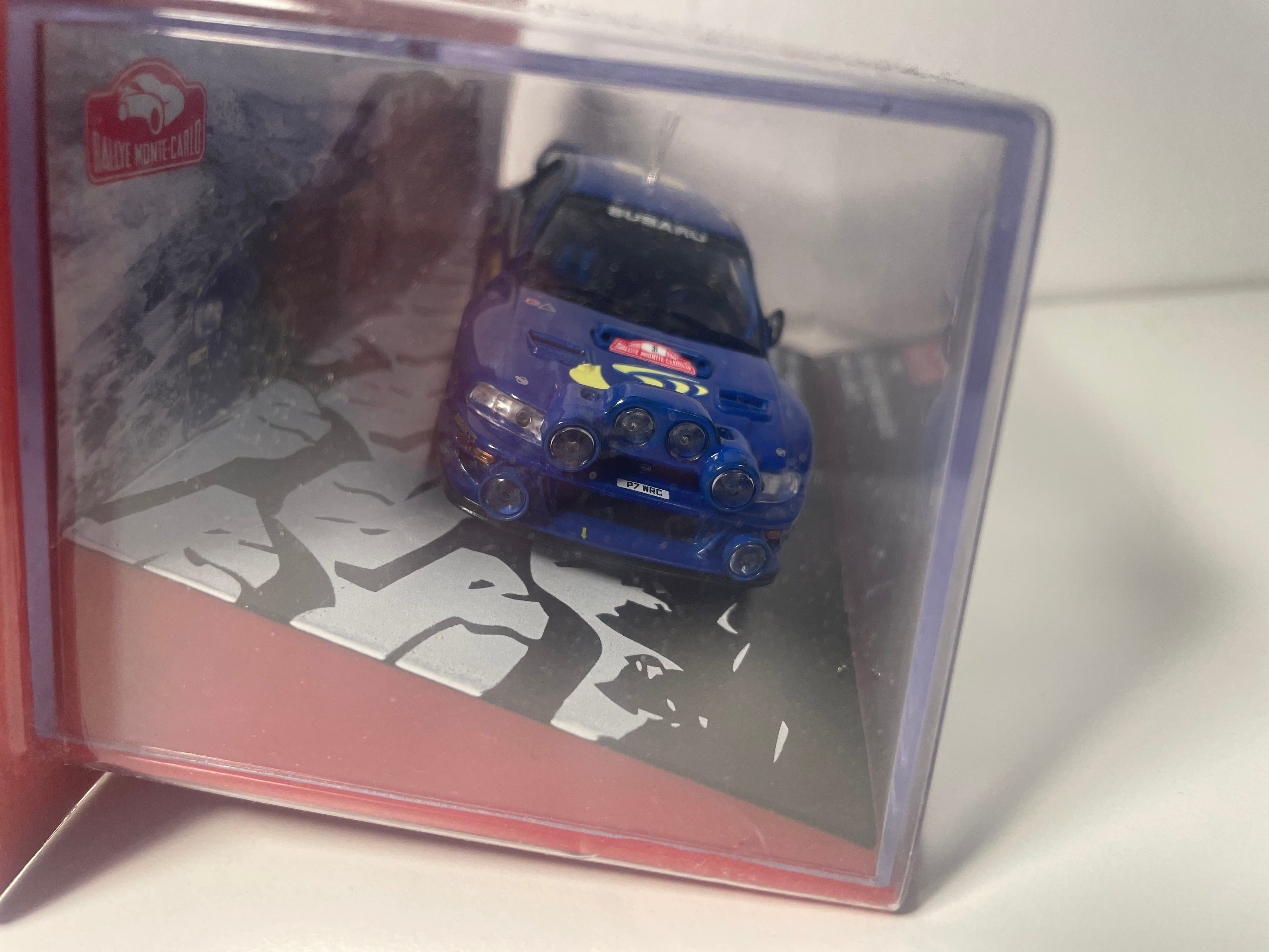 Subaru Impreza WRC niebieska numer 3 - Rajd Monte-Carlo 1998