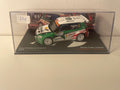 Skoda Fabia S2000 white, green, and red number 6 - Asturias Principality Rally in Spain 2009