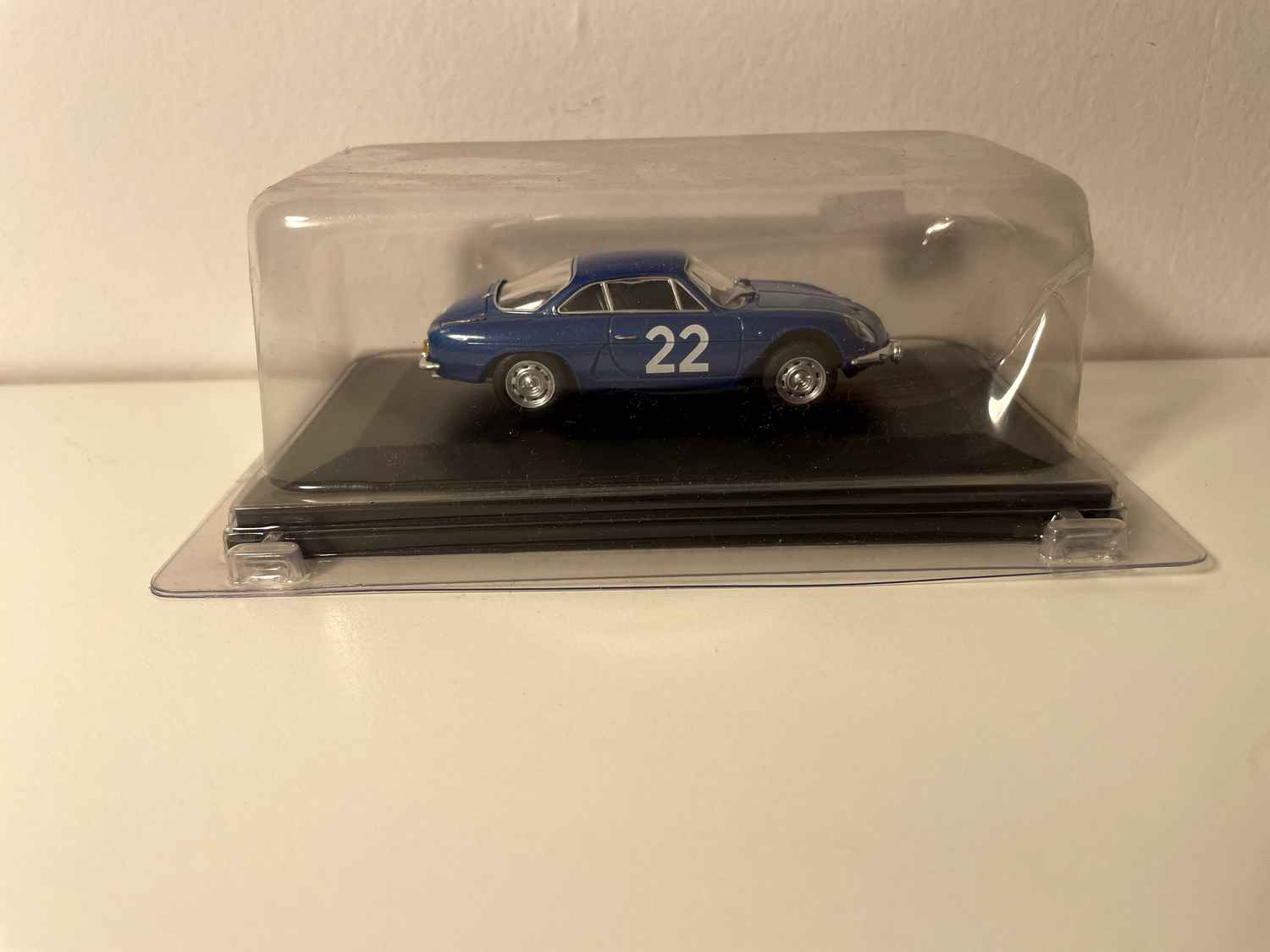 Renault Alpine A110 AGACI azul rally de 1963 (número 22)