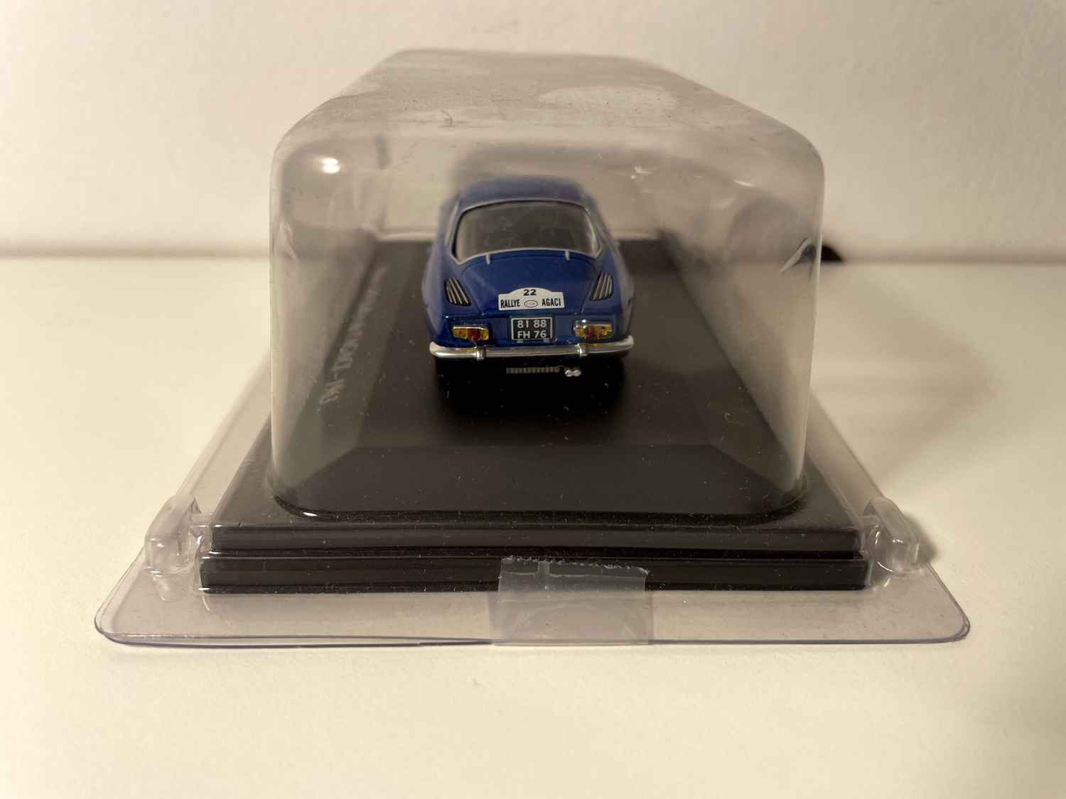 Renault Alpine A110 AGACI azul rally de 1963 (número 22)