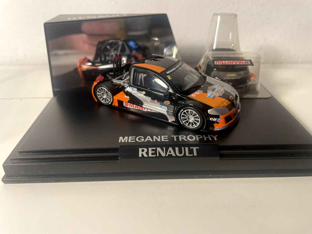 Mégane Trophy czarna, pomarańczowa i szara (coffret boite rectangle) - Boite N°1 - NOREV