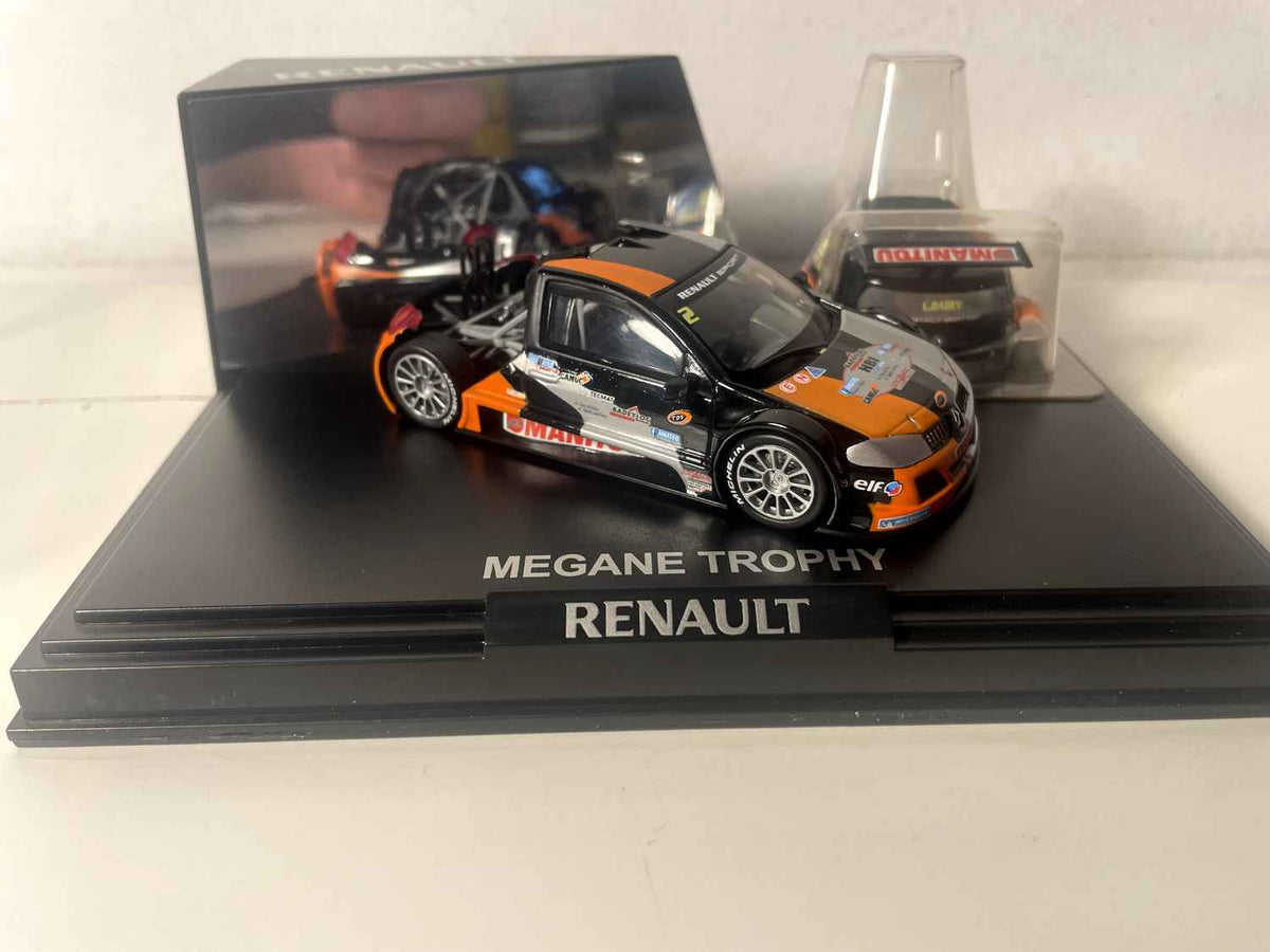 Mégane Trophy czarna, pomarańczowa i szara (coffret boite rectangle) - Boite N°1 - NOREV