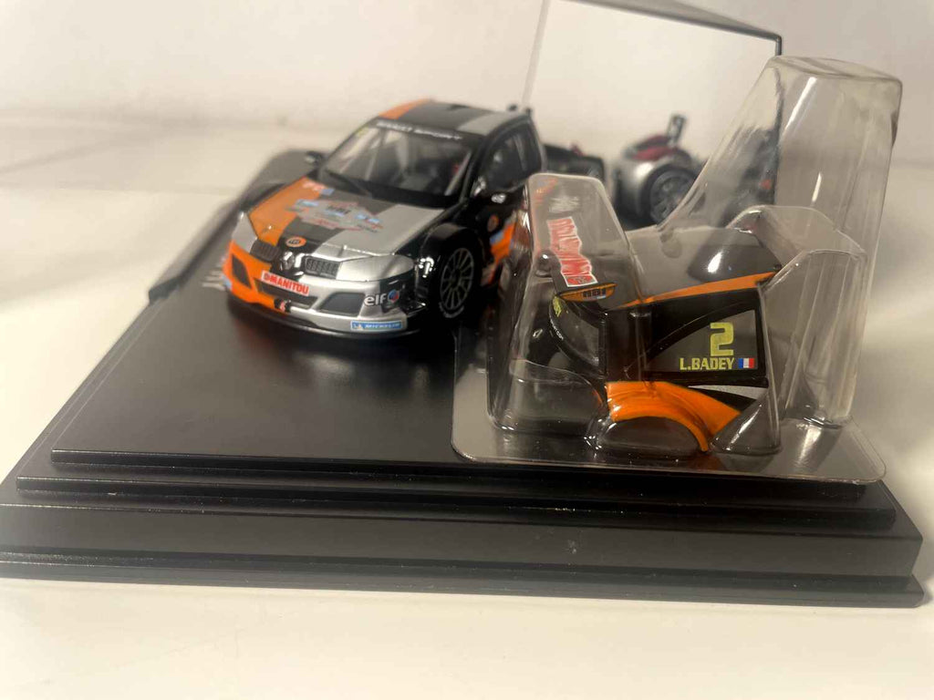 Mégane Trophy czarna, pomarańczowa i szara (coffret boite rectangle) - Boite N°1 - NOREV