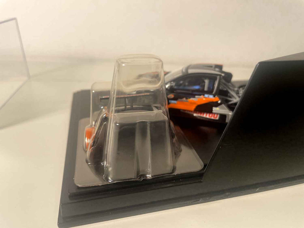 Mégane Trophy czarna, pomarańczowa i szara (coffret boite rectangle) - Boite N°1 - NOREV