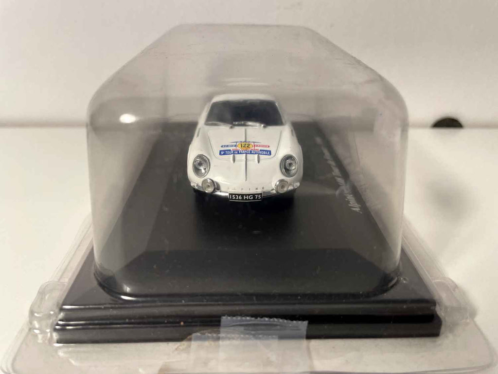 Renault Alpine A108 blanche numéro 122 - tour de France de 1960 (sous blister)