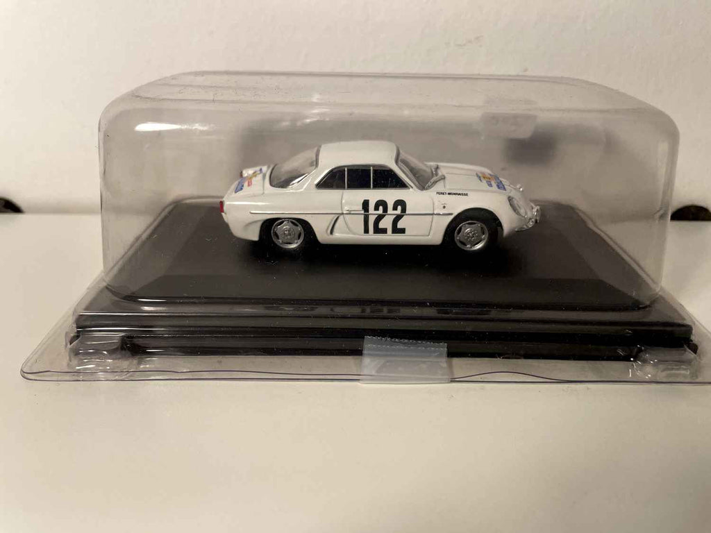 Renault Alpine A108 blanche numéro 122 - tour de France de 1960 (sous blister)