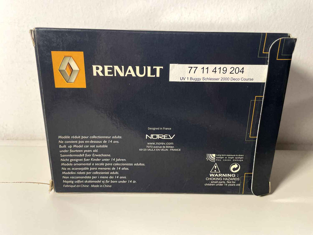 Renault Mégane Schlesser grise numéro 250 (coffret boite rectangle) - NOREV