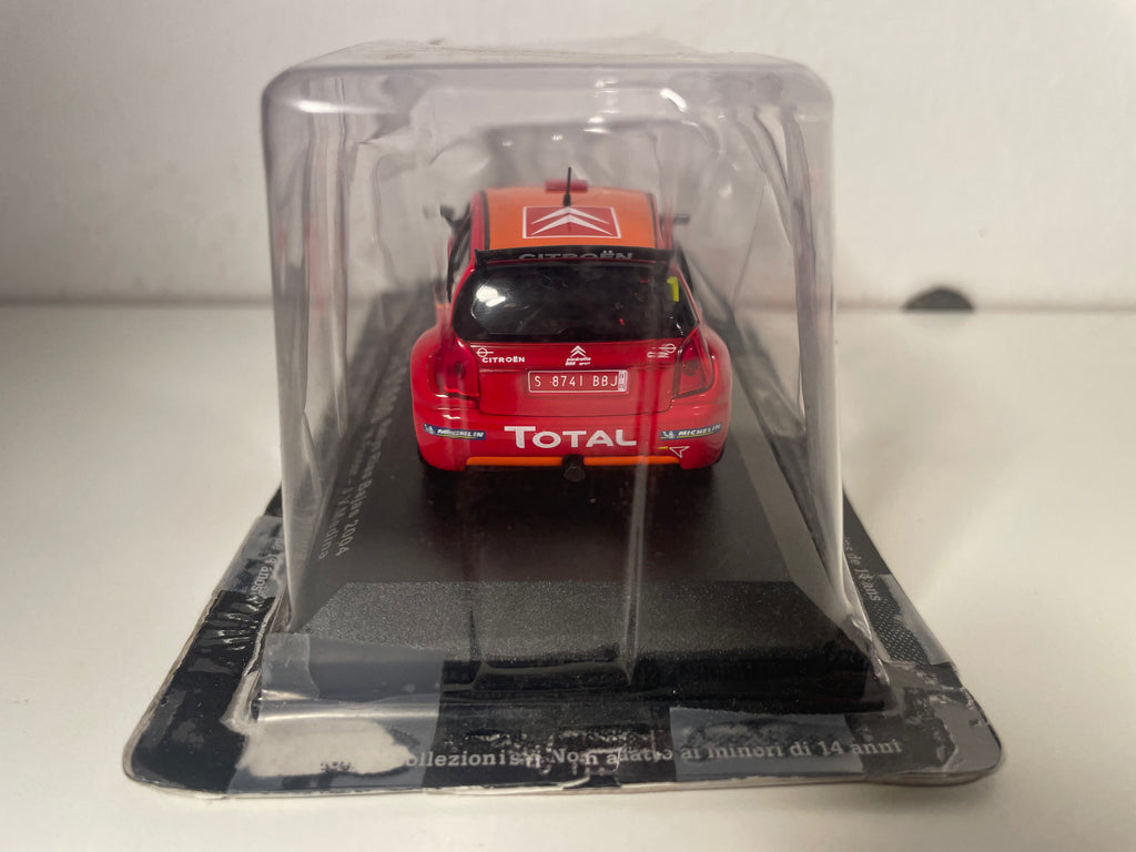 Citroën C2 S1600 rouge numéro 1 - rallye Rias Bajas (Espagne) de 2004 (blister)