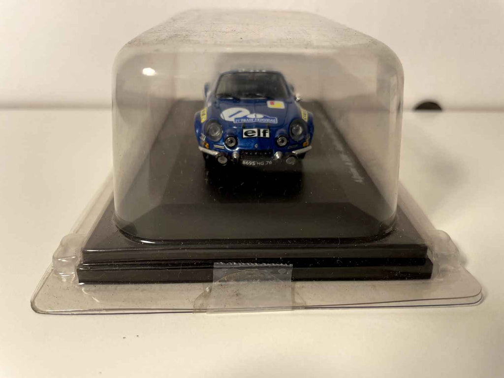 Renault Alpine A110 bleue numéro 1 - rallye de l'Acropole de 1973 (sous blister)