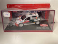 Skoda Fabia WRC white, red, green and grey number 18 - 2007 Monte-Carlo Rally