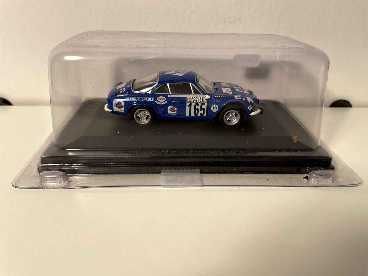 Renault Alpine A110 bleue numéro 165 - tour de France de 1975 (sous blister)