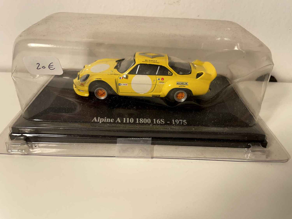 Renault Alpine A110 1800 16S geel uit 1975