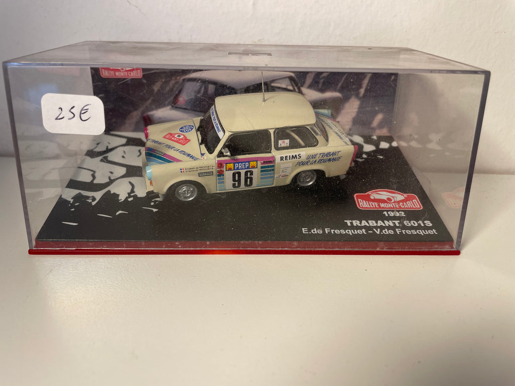 Trabant 601S bege? número 96 - rally de Monte-Carlo de 1992