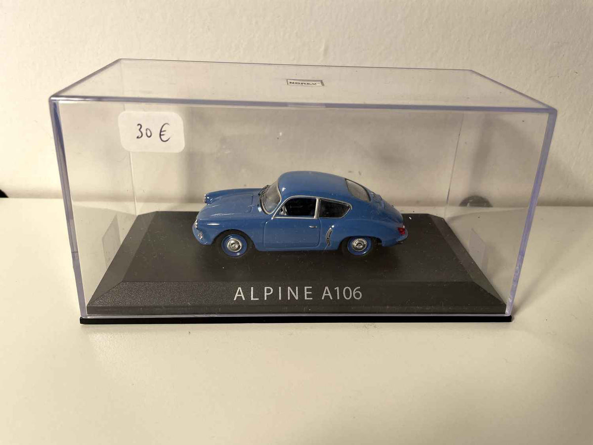 Renault Alpine A106 blauw - Norev (verfdefecten)