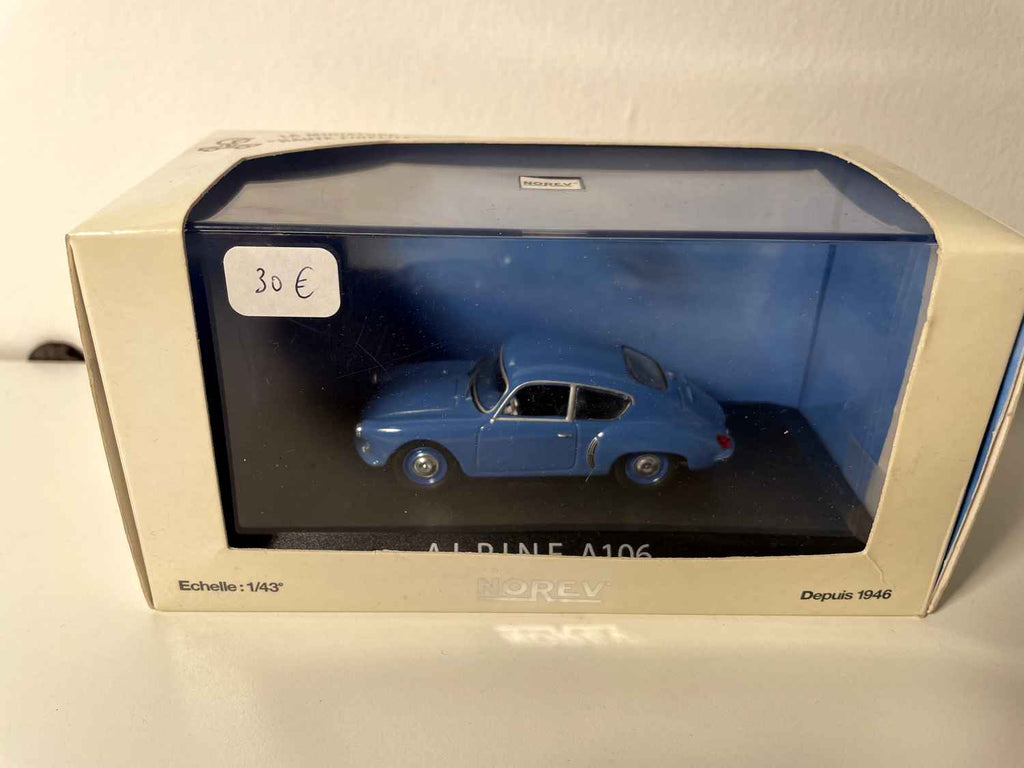 Renault Alpine A106 blauw - Norev (verfdefecten)