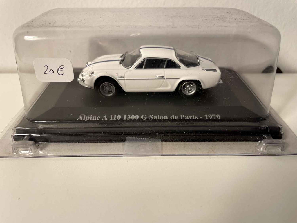 Renault Alpine A110 1300G biała - salon w Paryżu 1970