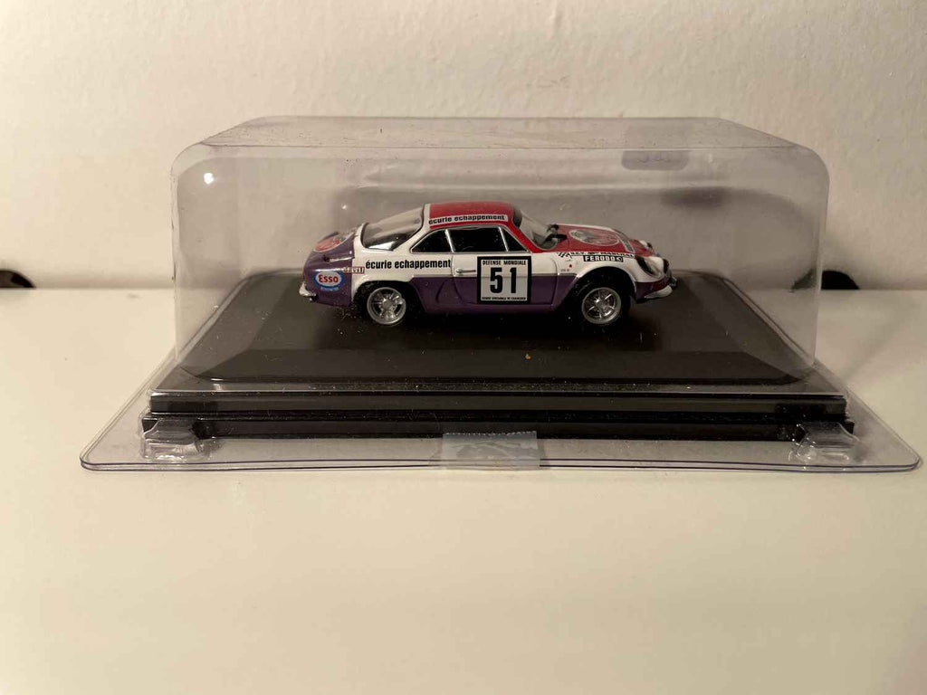 Renault Alpine A110 1600S Rosso - Bianco - Viola Versione scarico (numero 51)