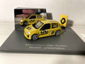 Renault Sport Clio Trophy jaune numéro 99 version: présentation (coffret boite rectangle) - Universal Hobbies