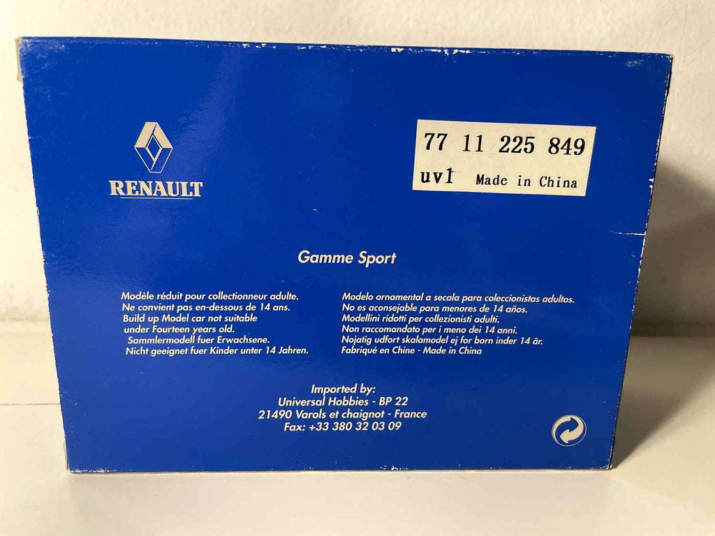 Renault Sport Clio V6 II - Trophy 2003 żółto-czarna numer 4 "COLBER" (pudełko prostokątne) - Universal Hobbies
