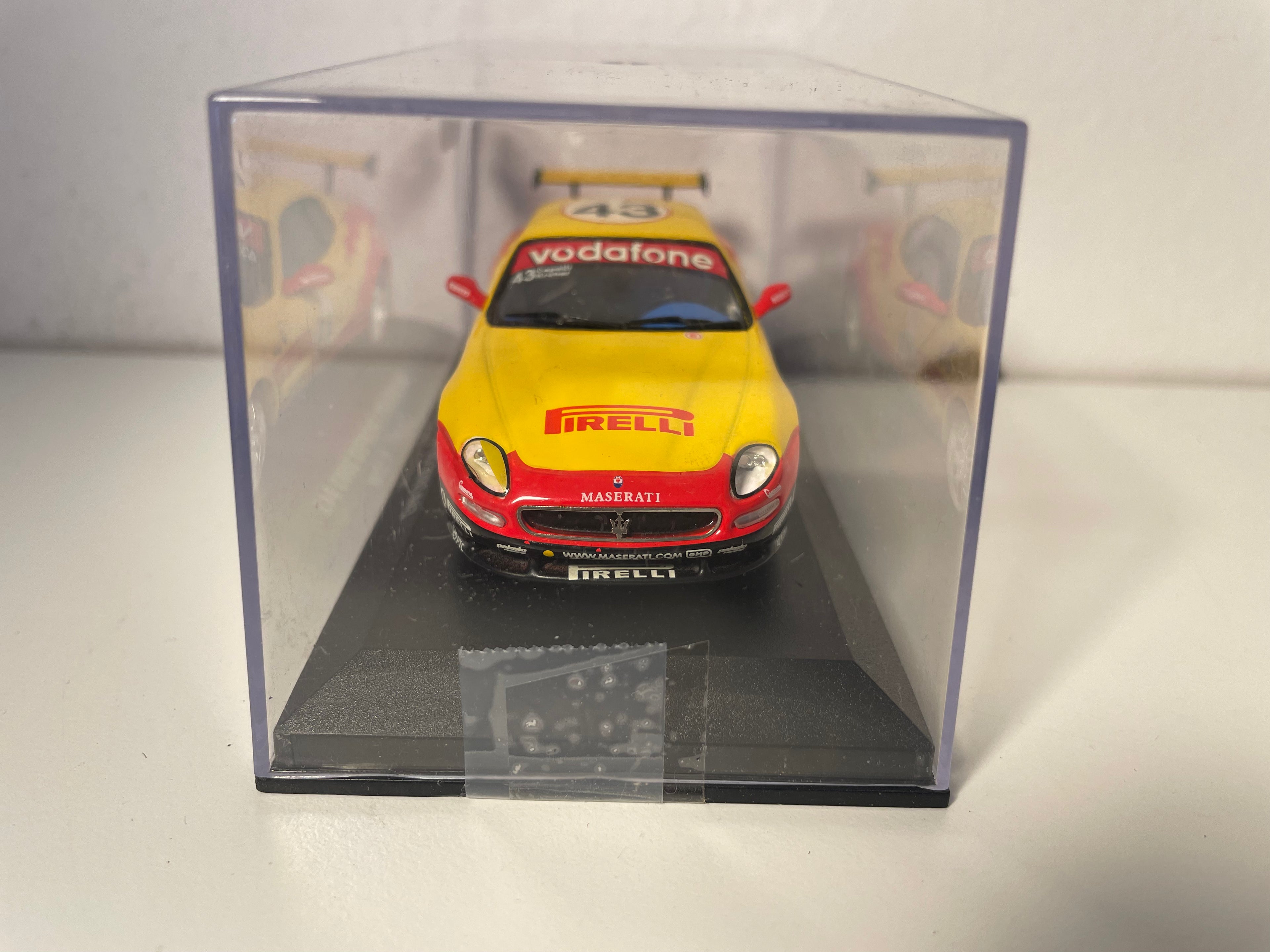 2003 yellow and red Maserati Trofeo (Number 43)