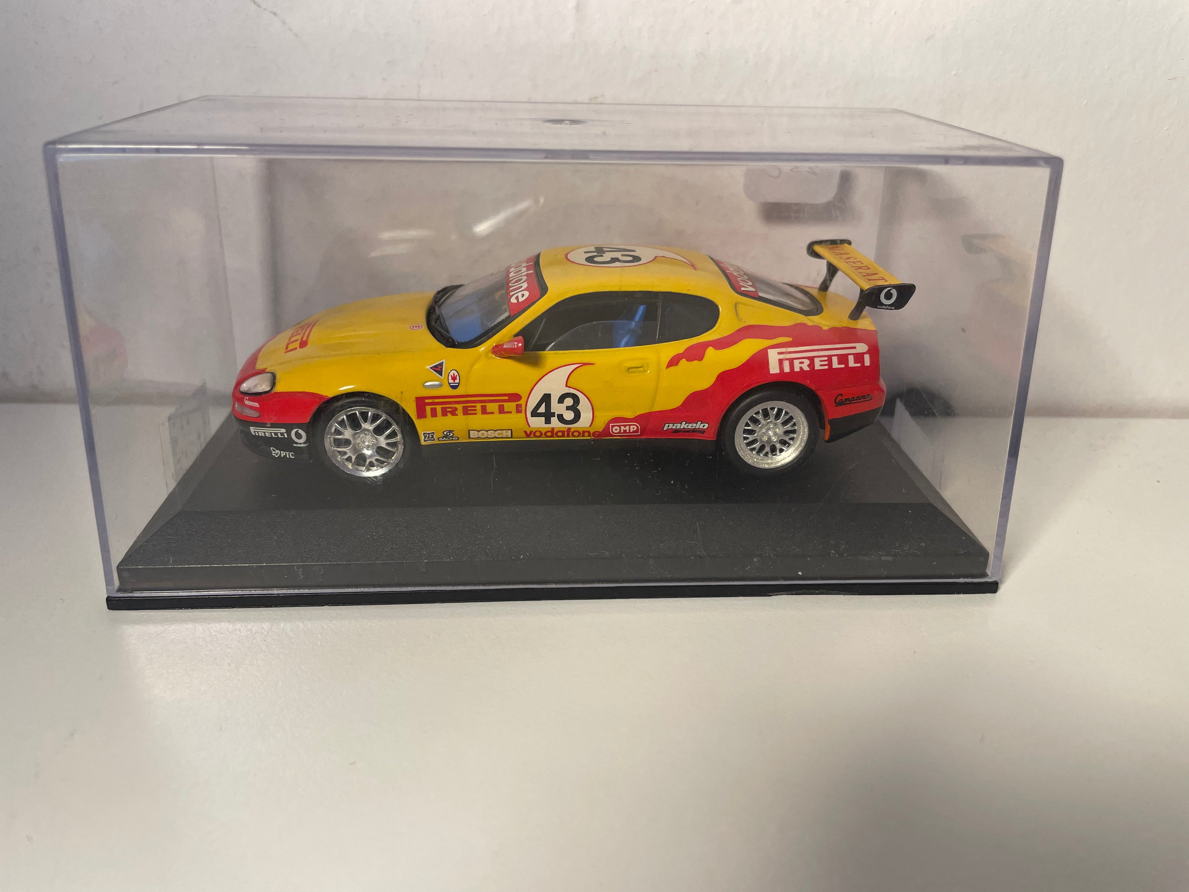 2003 yellow and red Maserati Trofeo (Number 43)