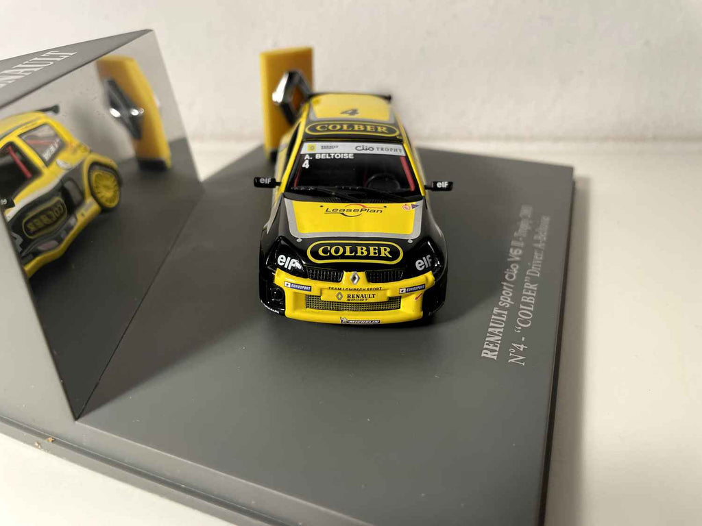 Renault Sport Clio V6 II - Trophy 2003 żółto-czarna numer 4 "COLBER" (pudełko prostokątne) - Universal Hobbies