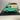 Citroën type HY-DI Perkins vert et toit blanc de 1964 aventuriers avec galerie et bagages sur la galerie (1 rétro absent)
