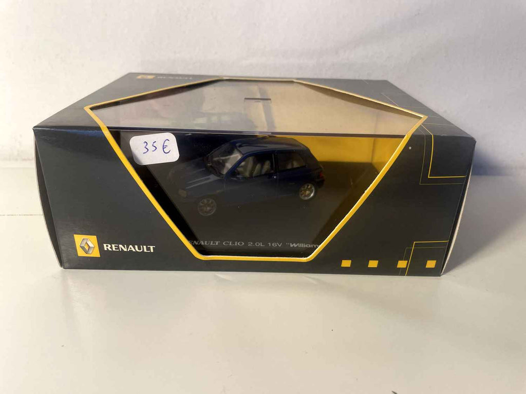 Renault Clio 2.0L 16V "WILLIAMS" dunkelblau (Rechteckbox) - Universal Hobbies