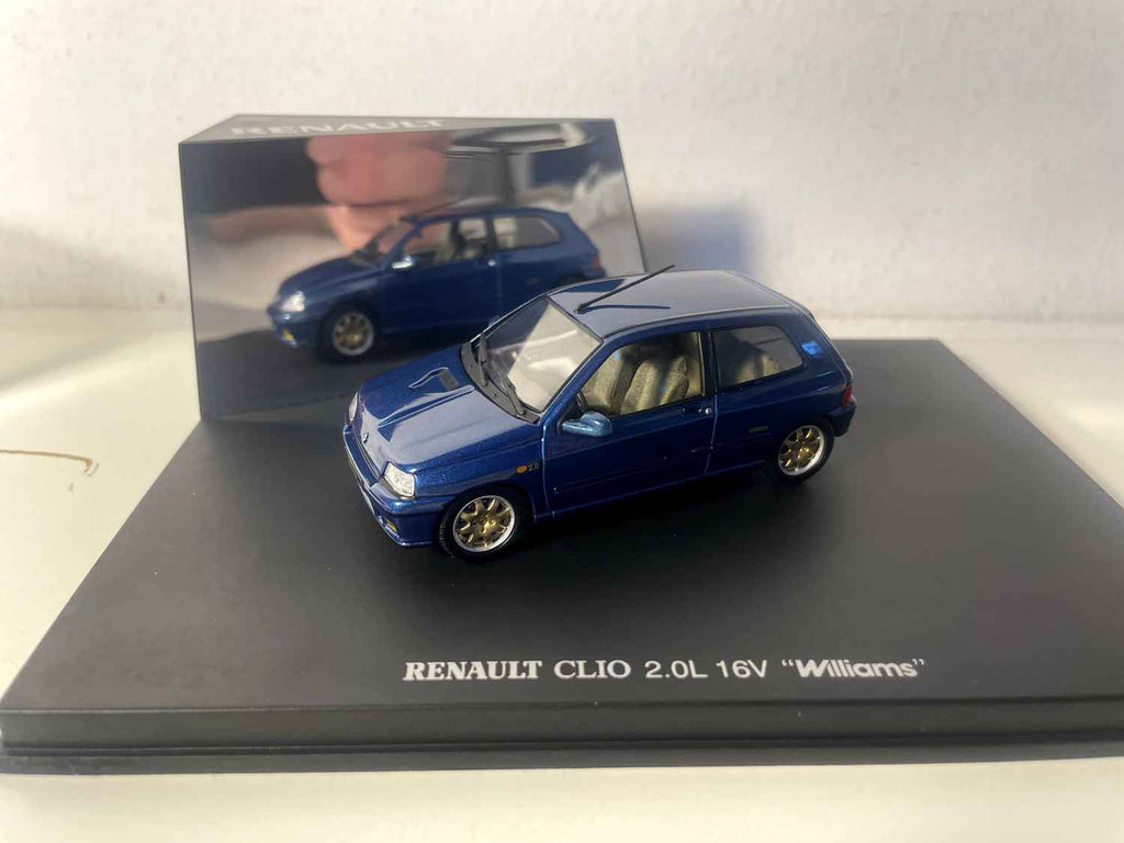 Renault Clio 2.0L 16V "WILLIAMS" dunkelblau (Rechteckbox) - Universal Hobbies