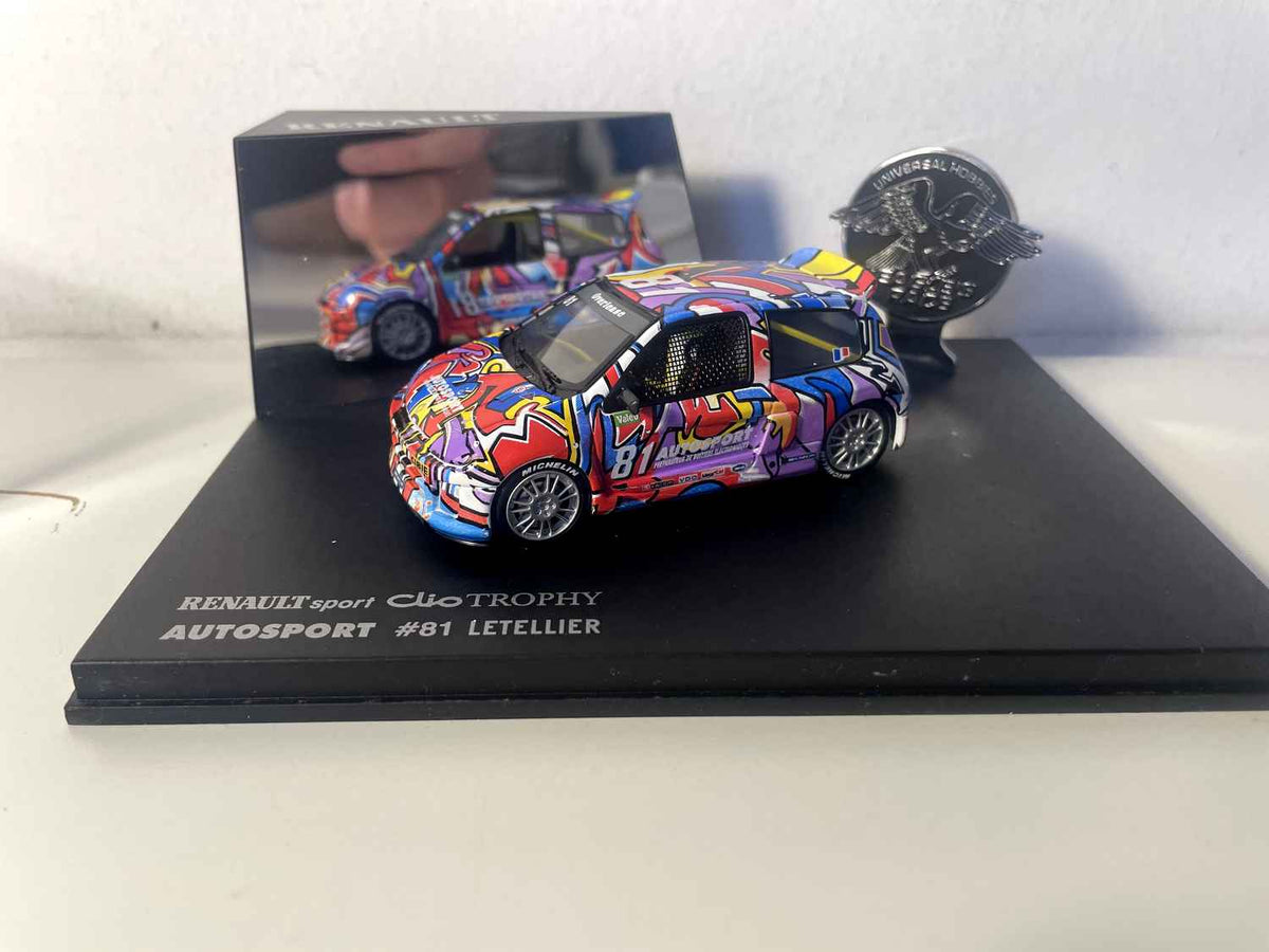 Renault Sport Clio Trophy Autosport variopinto numero 81 (scatola rettangolare) - Eagle Collections