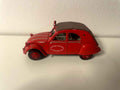Citroën 2 CV AZL rouge pompiers de Sainte-Foy Les Lyon (69) - Norev (sous blister)