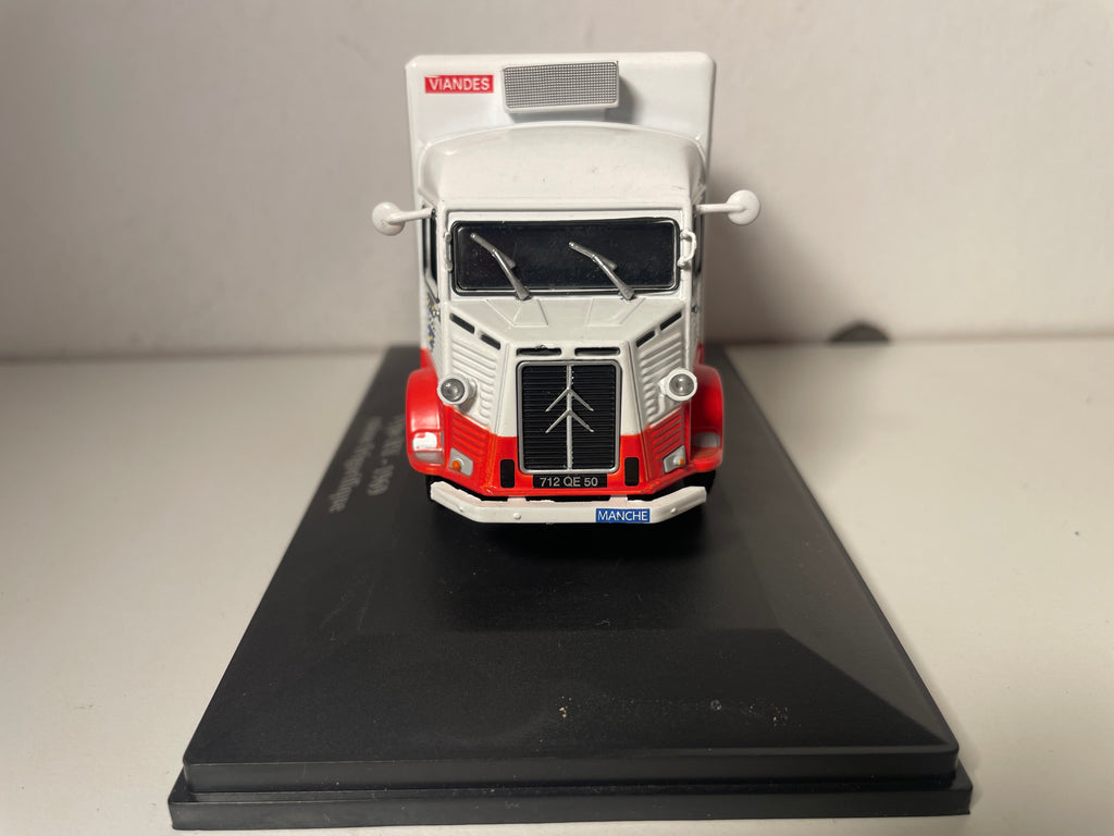 Citroën type HY rouge et blanc de 1969 - caisse frigorifique B. Dupas Cherbourg