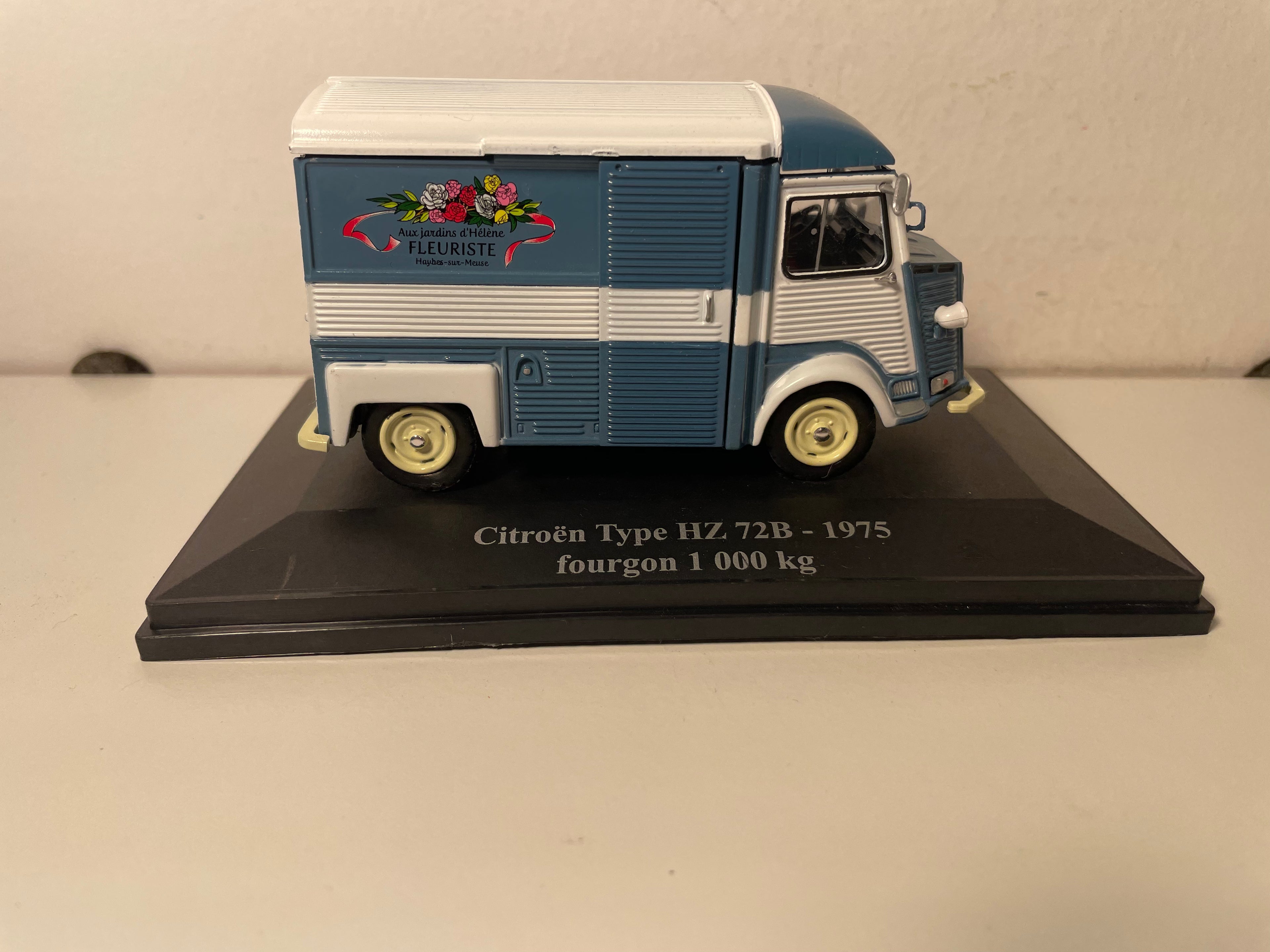 Citroën tipo HZ 72B de 1975, furgoneta de 1000 kg (floristería)