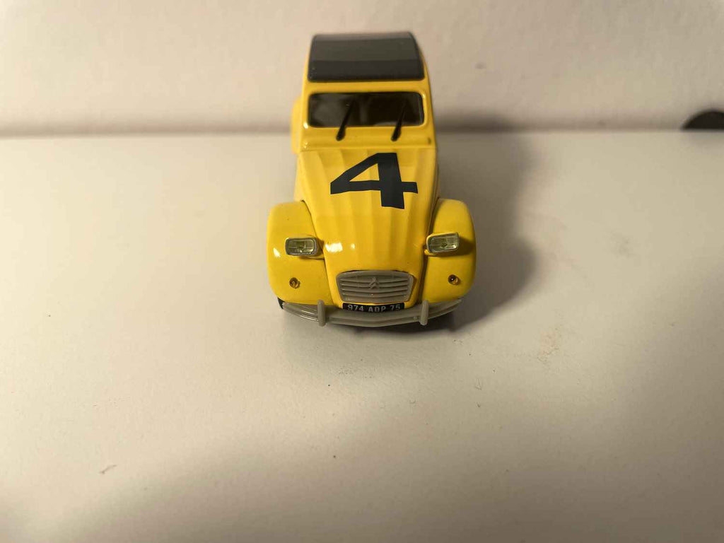 Citroën 2 CV 6 yellow and black roof FLYCO ADP - Paris Airports - Norev