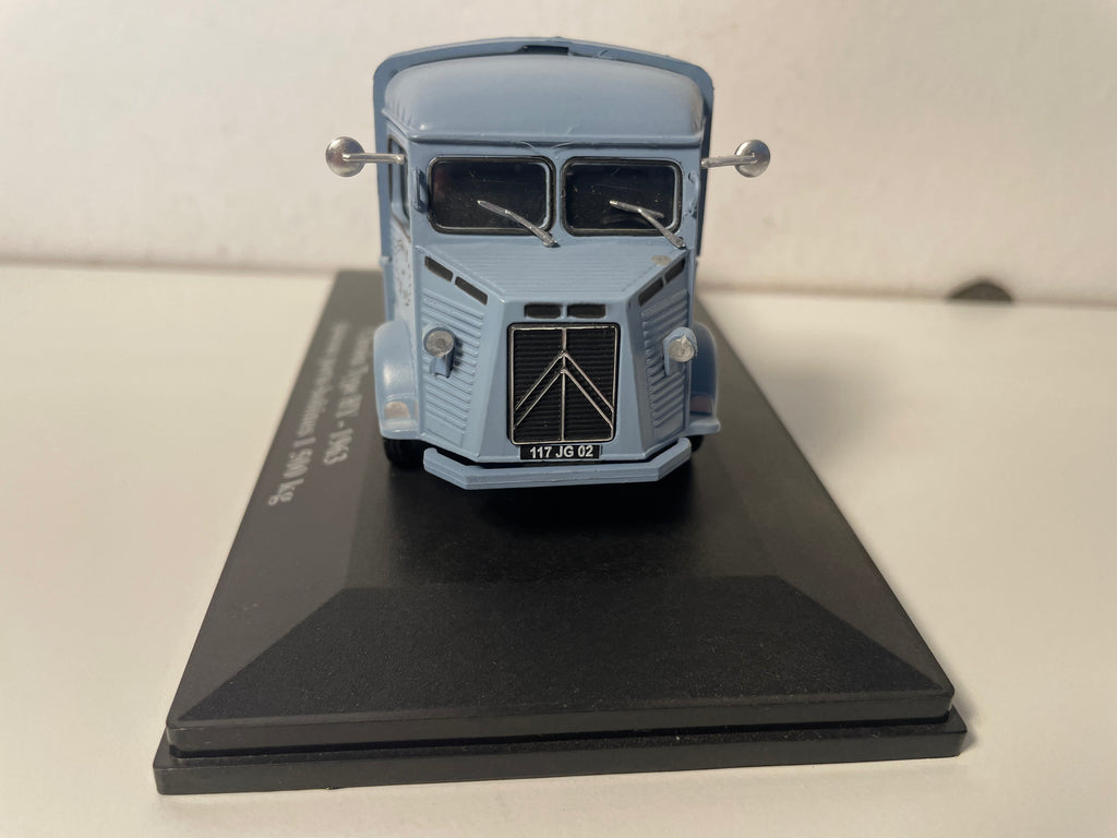 Citroën type HY bleu de 1963 - plateau porte-bobines 1500 kg EDF