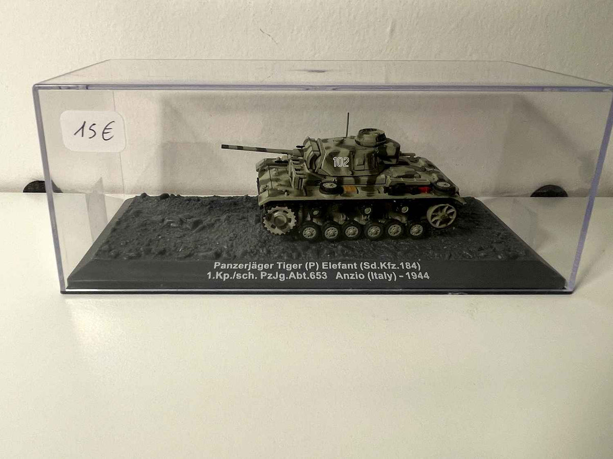 Militärfahrzeug - Panzerjäger Tiger (P) Elefant (Sd.Kfz.184) 1.Kp./sch. PzJg.Abt.653 Anzio (Italien) - 1944