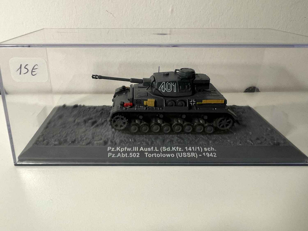 Militärfahrzeug - Pz.Kpfw.III Ausf.L (Sd.Kfz. 141/1) sch. Pz.Abt.5023 Tortolowi (UdSSR) - 1942
