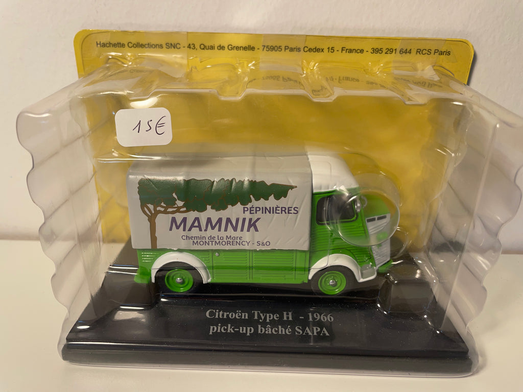 Citroën tipo H de 1966, pick-up de lona SAPA viveros MAMNIK
