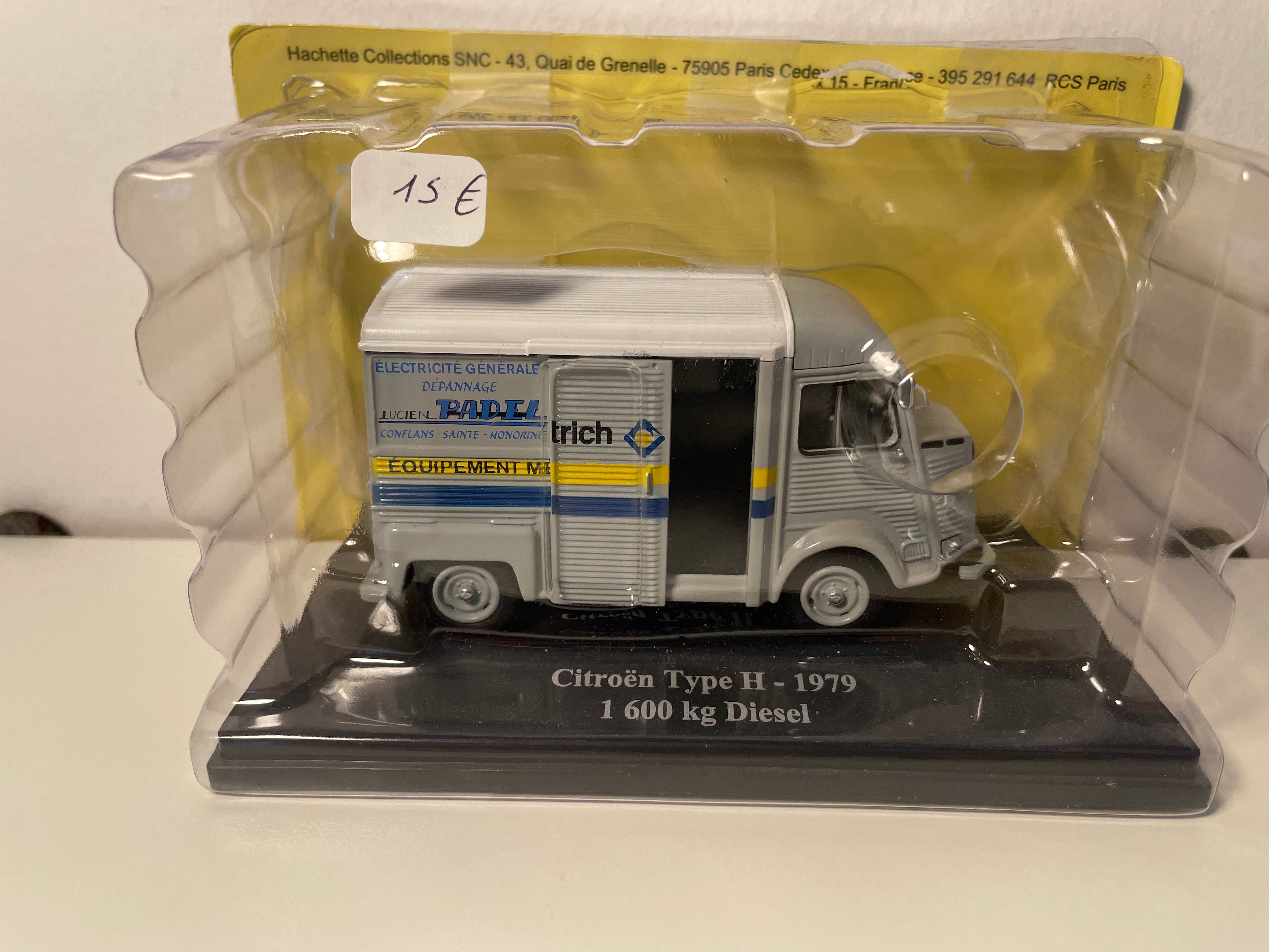 Citroën type H gris de 1979 1600 Kg Diésel - entreprise d'Electricité Lucien Padel