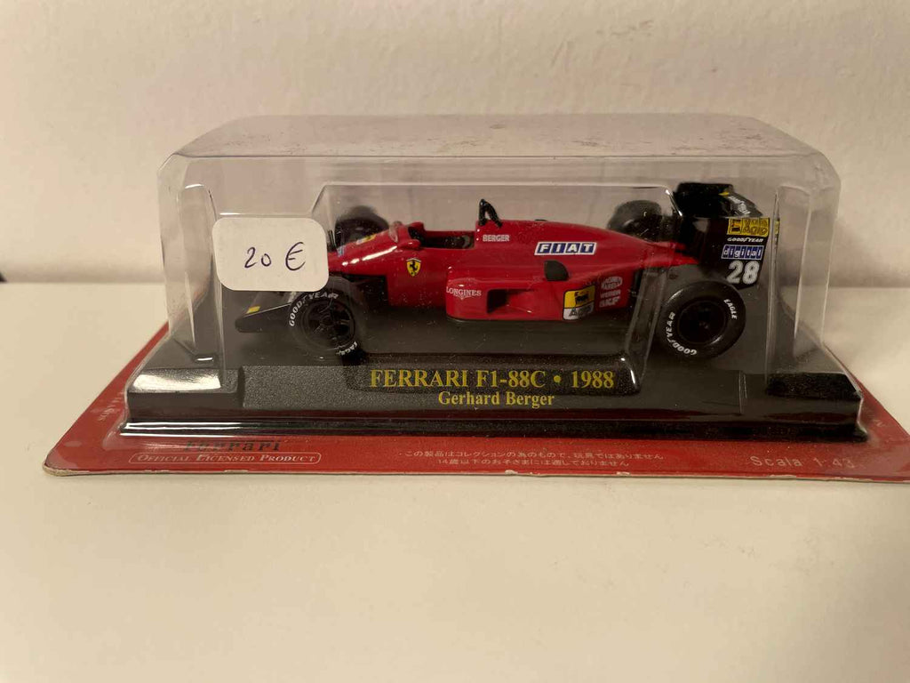 Ferrari f1-88c czerwony numer 28 z 1988 roku - Formuła 1 (Altaya)