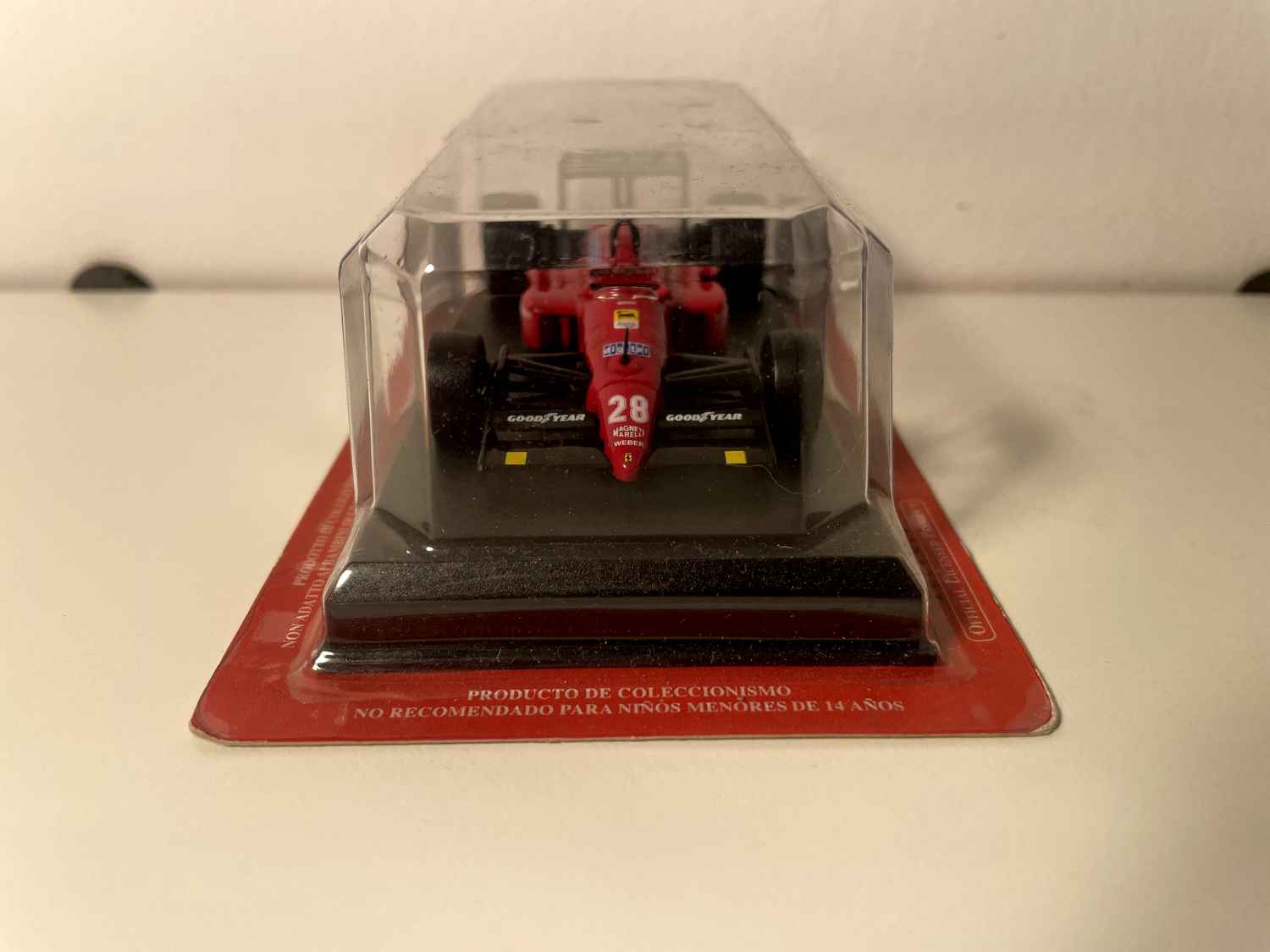 Ferrari f1-88c czerwony numer 28 z 1988 roku - Formuła 1 (Altaya)