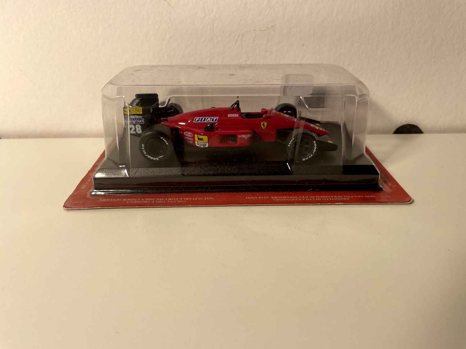 Ferrari f1-88c czerwony numer 28 z 1988 roku - Formuła 1 (Altaya)